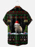 Men's Christmas Funny Graphic Short Sleeve Hawaiian Shirt